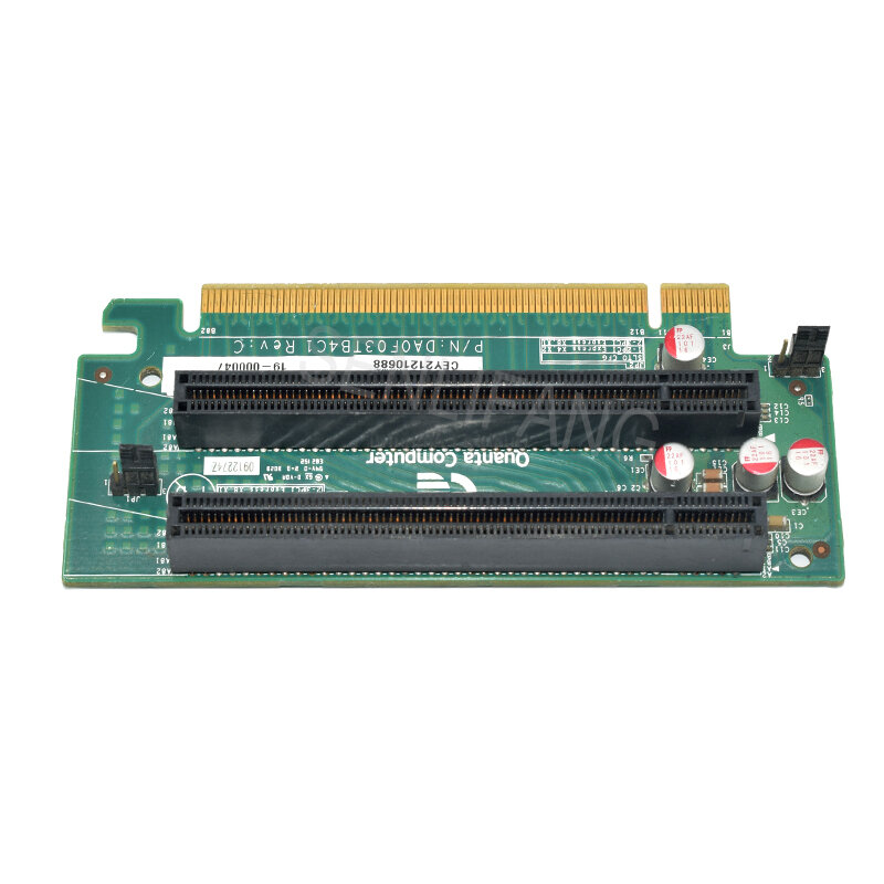 Dual Slot Stück PCI-E X16 Haarverlängerung Karte DA0F03TB4C1 2U PCI-E Grafikkarte Video Für E5 Zwei-weg Server Test OK