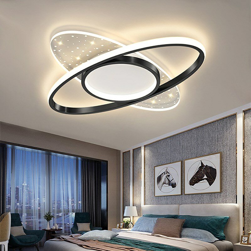 Nueva luz de la noche moderna iluminación de la sala de estar dormitorio principal de la decoración LED 