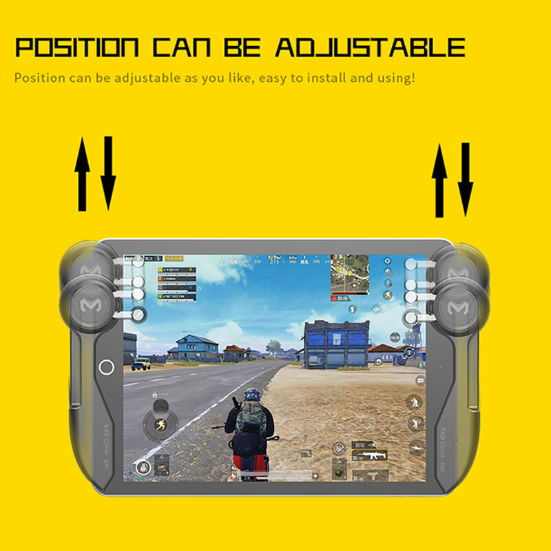 NEW Ipad Trigger PUBG Game Controller Six Finger L1R1 Fire Aim Button Gamepad Joystick For Tablet Smartphone Game Accessories