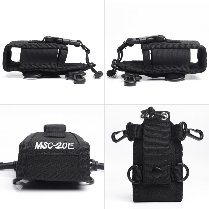 Hot MSC-20E Portable Nylon Radio Pouch Carry Case Handsfree Holder for Motorola GP340 GP328 GP68 GP88 Baofeng UV5R UV-82/888S/9R