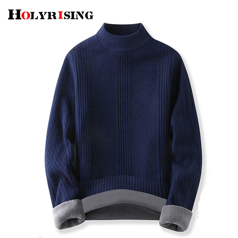 メンズラウンドネックのぴったりとした秋冬セーター,クラシックで暖かいタートルネックセーター,柔らかくて厚いプルオーバー,19671