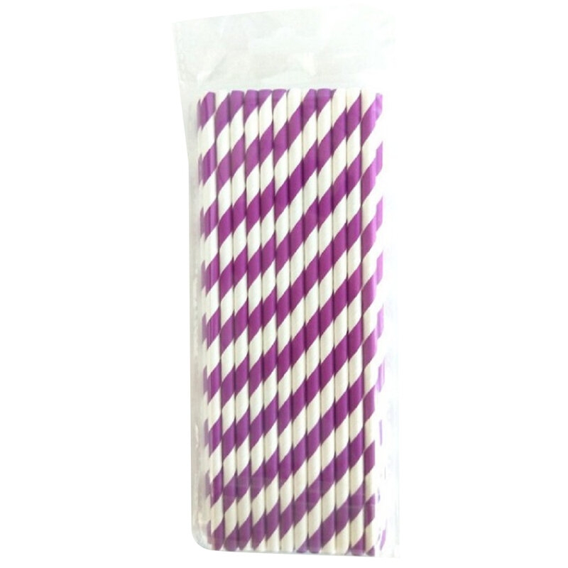 100 Pcs of Colored Paper Straws Creative Healthy Environmentally Friendly Disposable Paper Straws For Home Restaurants and Bars