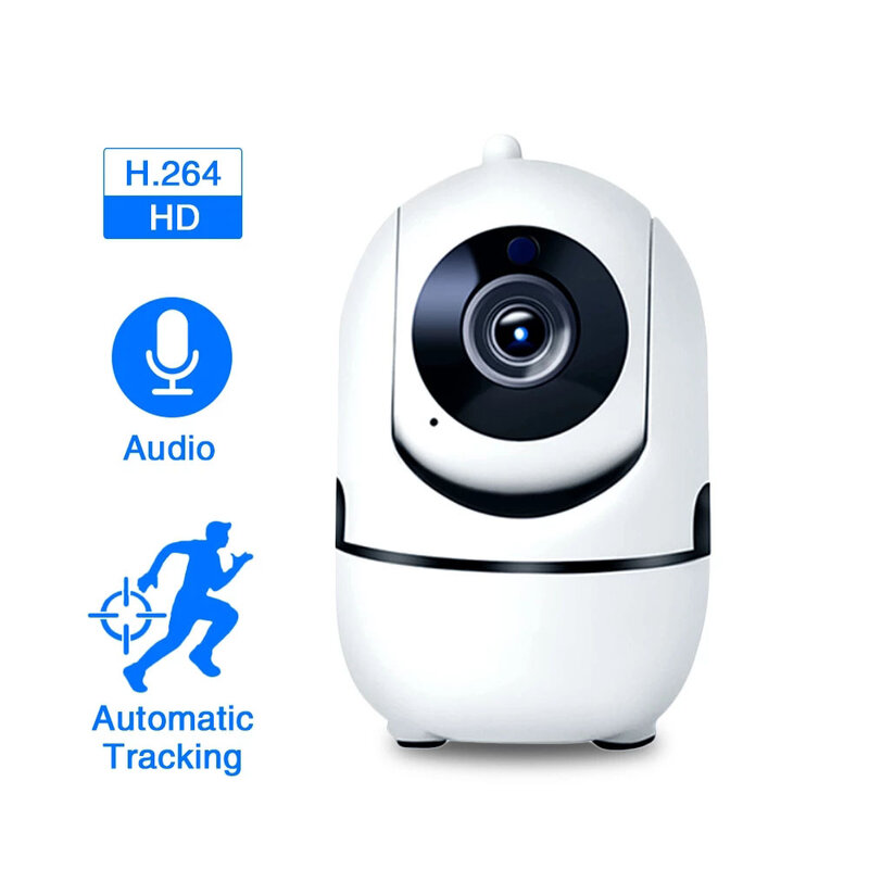 กล้อง IP 1080P HD การติดตามอัตโนมัติ Baby Monitor กล้องรักษาความปลอดภัยบ้านกล้องเฝ้าระวังกล้องสมาร์ท Wifi ก...