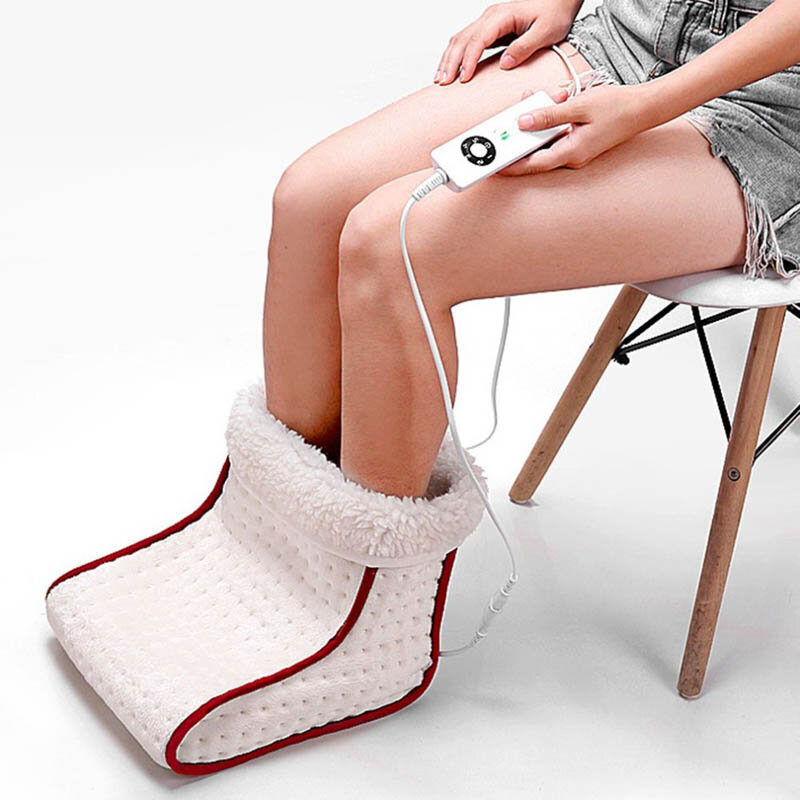 Aquecimento elétrico assento quente pé mais quente almofada de aquecimento lavável aquecedores configurações de controle mais quente almofada térmica pé quente massagem presente