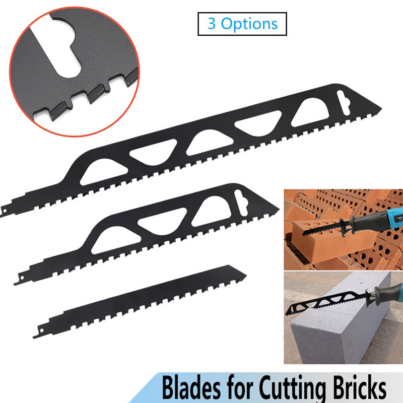 Reciprocating Saw Blade Carbide Demolition Masonry Jigsaw Cutting Red/Grey Brick And Stone For Saber Saw Power Tools Accessories