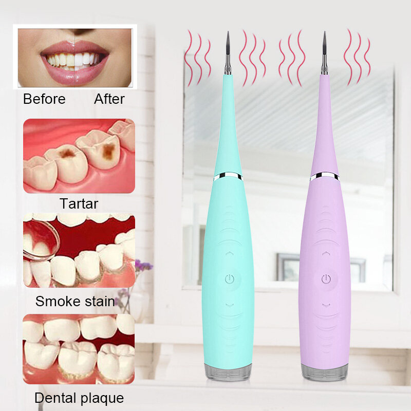 Détartreur dentaire électrique Ultra sonique, dissolvant de tartre dentaire, nettoyeur de dents, taches, outil d'élimination du tartre, blanchiment des dents, Oral