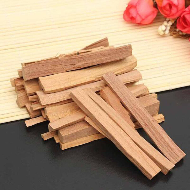 1 tasche 50g Natürliche Sandelholz Holz Weihrauch Sticks Wilde Geerntet für Reinigung Reinigung Heilende Meditation und Stress Relief