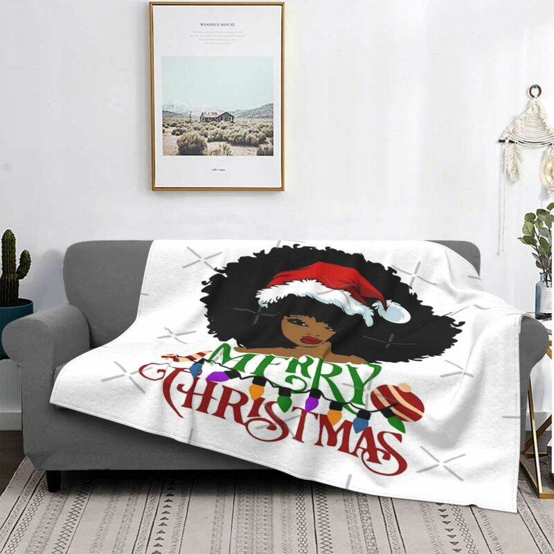 Manta con estampado de cuadros para cama, cobertor para sofá, cobertor Kawaii para cama, 6 mantas, Feliz Navidad y Año Nuevo