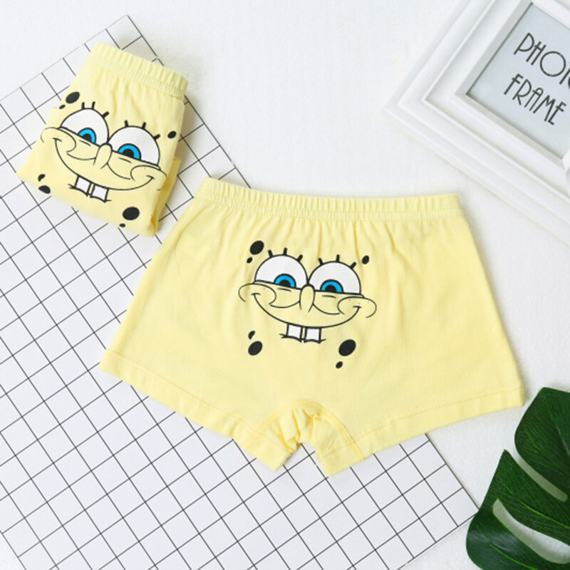 2021 Cute Cartoon Printed Breathable Cotton Panties for Boys Children Underwear Boxer Kids Teenager Underpants 2 to 12 Years