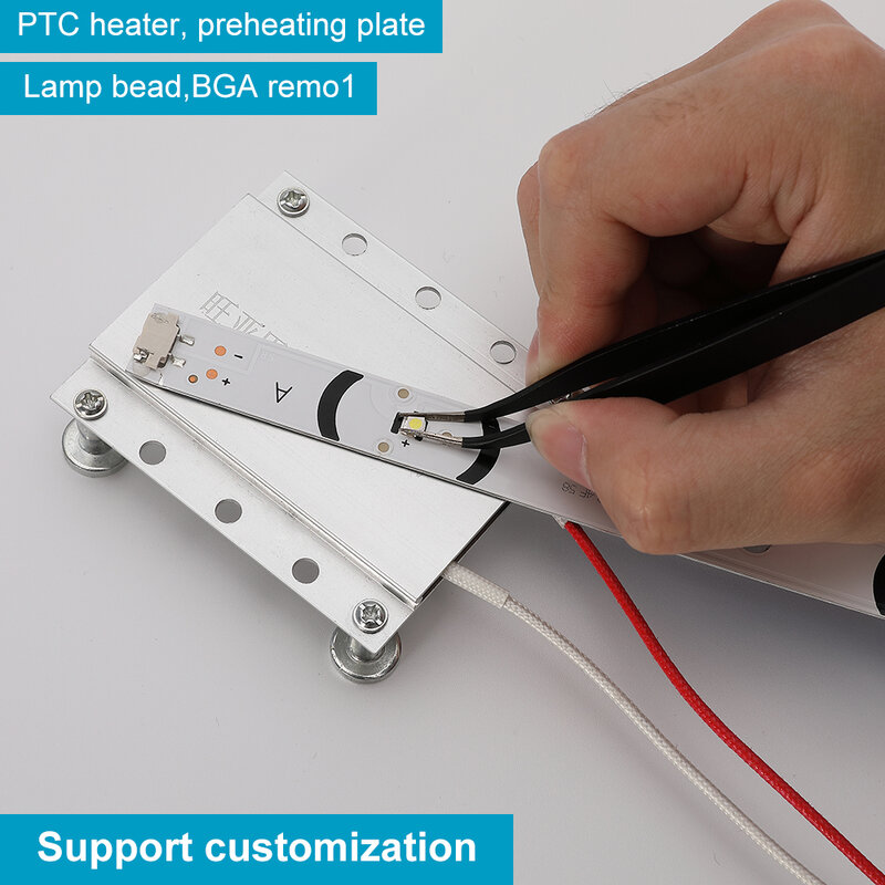 LED 리무버 가열 납땜 칩 철거 용접 BGA 스테이션, PTC 분할 플레이트, 220v, 110v, 270w 도