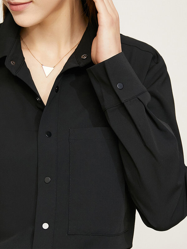 Amii minimalizm damski zestaw Office Lady koszula z guzikami elegancka bluzka wysokiej talii szerokie spodnie do spodni dwuczęściowy zestaw 12130380