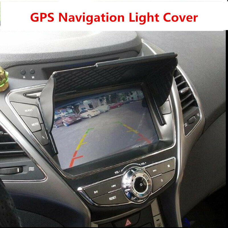 จัดส่งฟรี 6-10 นิ้ว Universal GPS Navigation Light Barrier GPS Navigator Sun Visor Sunshade กว้าง 145 มม.-245 มม.