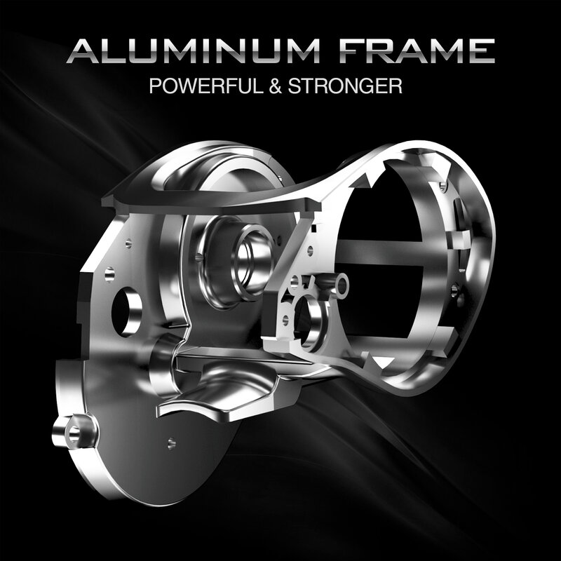 Piscifun Alloy M rama aluminiowa przynęta kołowrotek wędkarski 12 magnesów hamowanie 10KG 22LB Max Drag 8 + 1 łożyska morskie kołowrotek wędkarski