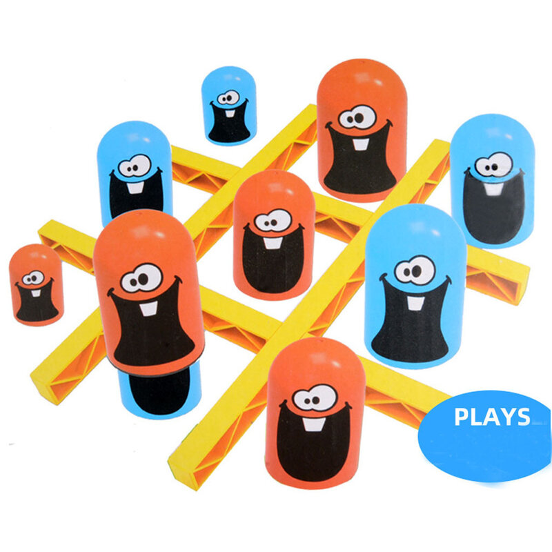 Skill Building ของเล่นเพื่อการศึกษาในร่ม Gobblet Gobblers Board เกมของเล่นสำหรับเด็กของเล่นเพื่อการศึกษาในร่มเก...