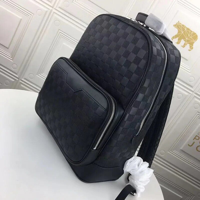 2021 new leather pure color unisex backpack backpack unique contracted joker original luxurious nobility fashion bag