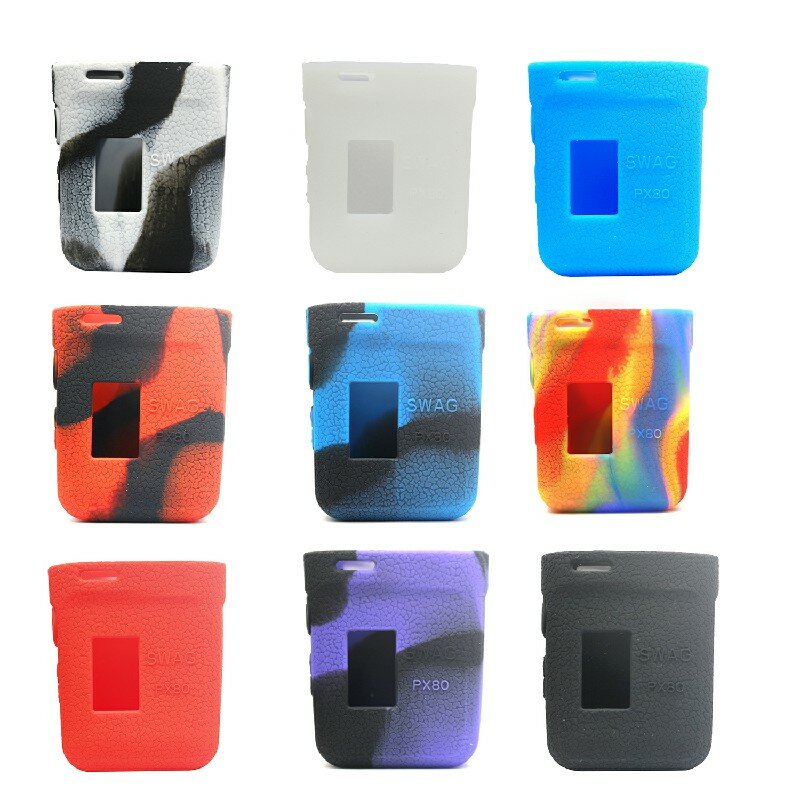 new Silicone Case for Swag PX80 80W Texture Cover Protective Rubber Sleeve Shield Skin Soft Shell Wrap