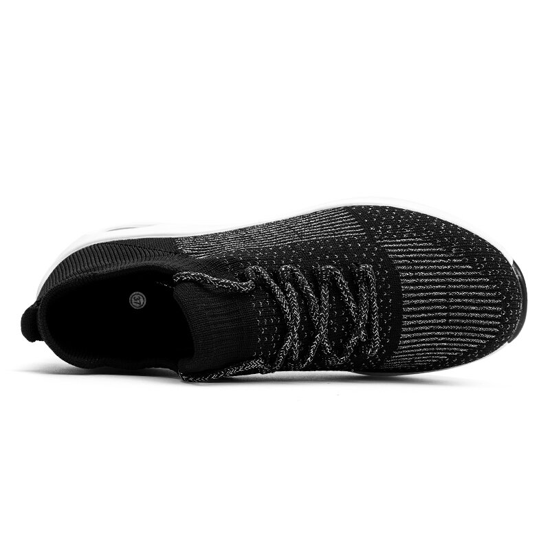 2021ใหม่รองเท้าผ้าใบสตรีแฟชั่นรองเท้าวิ่งกีฬารองเท้าถุงเท้า Air Cushion Shock Absorption รองเท้ากีฬาน้ำหนักเ...