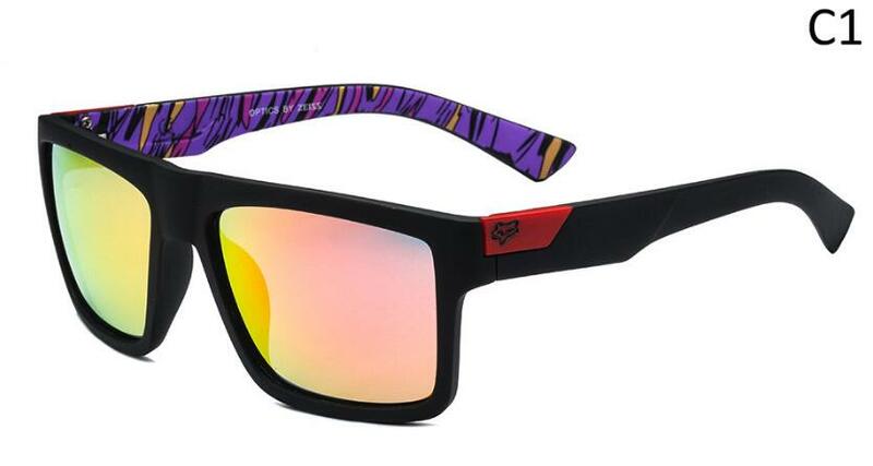 Occhiali da sole quadrati classici uomo donna sport oversize viaggi pesca occhiali da sole colorati all'aperto occhiali Uv400
