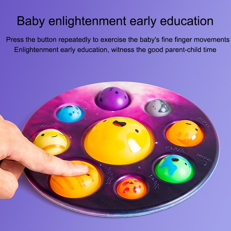 Nuovi giocattoli Fidget giocattoli Antistress Push Bubble Silicone per bambini adulto Antistress Squeeze Board Fidget gioco bambini sensoriale