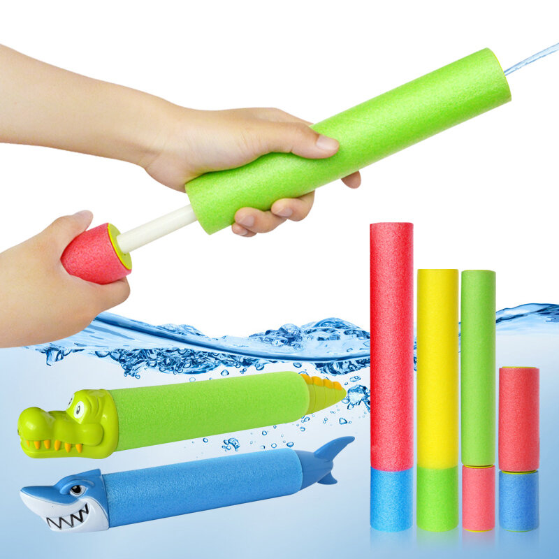 Hot Sale Summer Water Toys  EVA Water Pistol Blaster Shooter Pumping Sprayer Water Gun Toys For Children Summer Pools Toys
