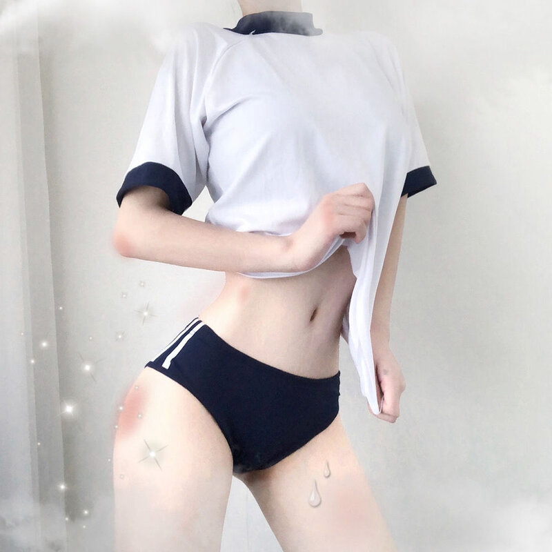 SEXY miau śliczne dziewczyny piłka nożna dziecko Cosplay jednolite japońska uczennica Anime odgrywanie ról Kawaii Cheer Leader bielizna erotyczna