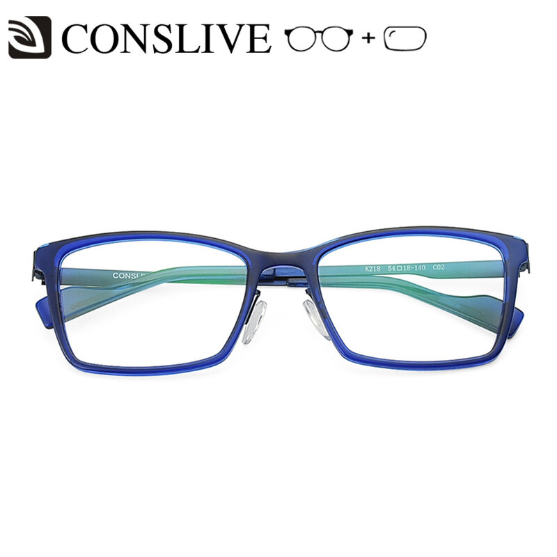 Мужские очки по рецепту для прогрессивных мультифокальных квадратных очков с линзами мужские Оптические очки для зрения K218
