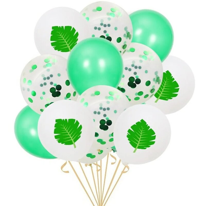 Ballons colorés en Latex, 10 pièces/ensemble, 12 pouces, fournitures de décoration pour fête d'anniversaire, ananas, fête hawaïenne, vente en gros