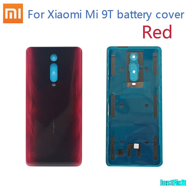 Oryginalna pokrywa baterii dla Xiaomi Mi 9T tylna pokrywa szklana tylne drzwi zamiennik dla Mi 9t pokrywa baterii przypadku, tylna obudowa