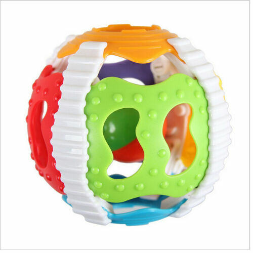 Juguetes coloridos para bebés, sonajero infantil, Bola de mano, campana, juguete educativo Musical, móvil