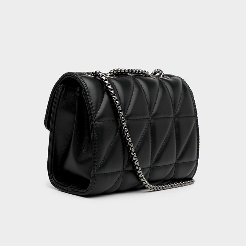 Женская модная дизайнерская сумочка, сумка через плечо в клетку с бриллиантами, кожаная роскошная женская вечерняя сумочка на цепочке, 2021