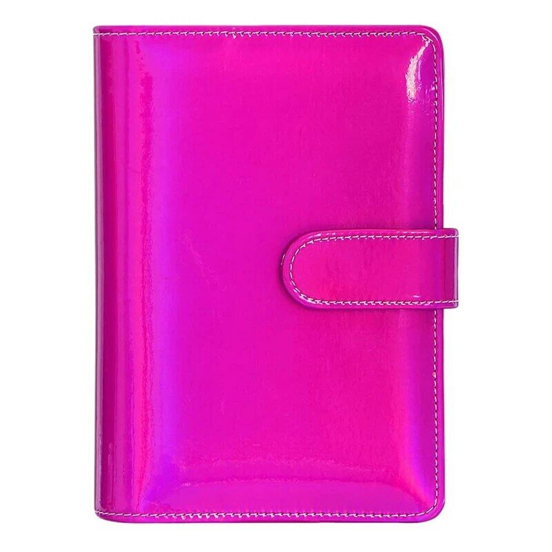 A6 Pu Leather Notebook Binder Cover 6 Ring A6 Binder Budget Cash Envelopes Planner Journal Loose Leaf Binder Cover