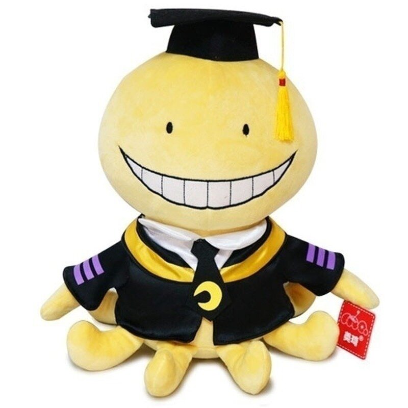 น่ารักตุ๊กตา Octopus Korosensei Koro Sensei ครูตุ๊กตาของเล่นตุ๊กตาการ์ตูนตุ๊กตาสัตว์ Graduate เด็กห้องเรียนลอบสัง...