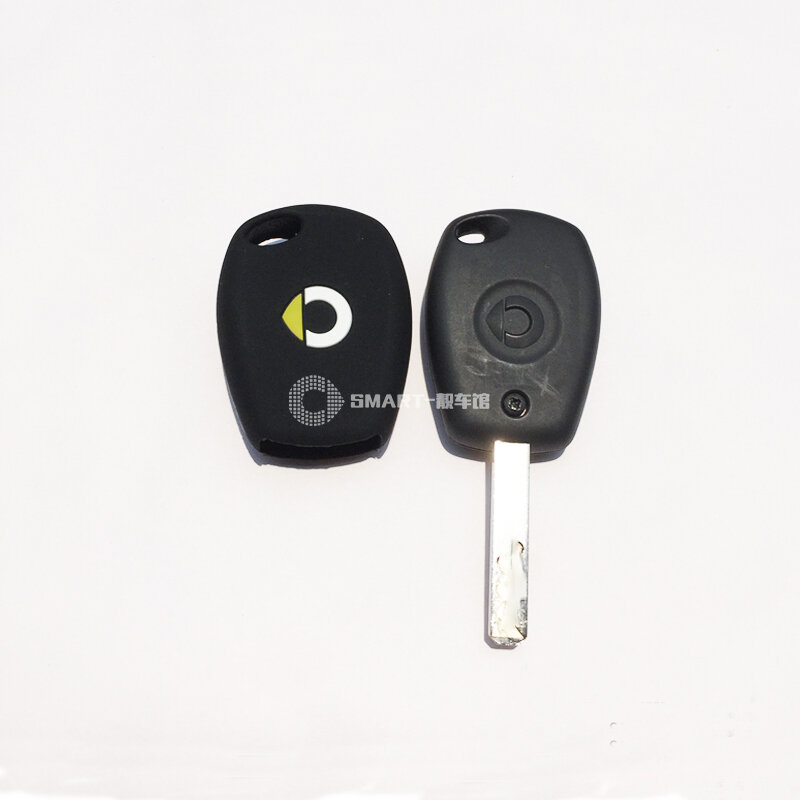 Smart Gerade Schlüssel Abdeckung Silikon Fall für original Stlying Smart 453 fortwo Smart 453 forfour Keychain Auto Fernbedienung