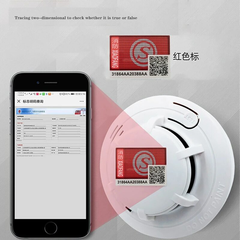Draadloze Rookmelder Fire Speciale Alarm Sensor Rookmelder Onafhankelijke Detector Voor Smart Leven Home Security Bescherming