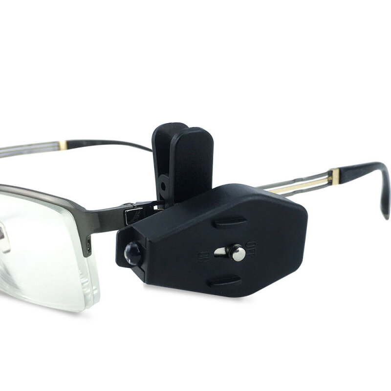 Minilinterna ajustable Universal para gafas, lámpara de lectura con Clip para anteojos, luz Flexible para lectura de libros, 2 uds./Set