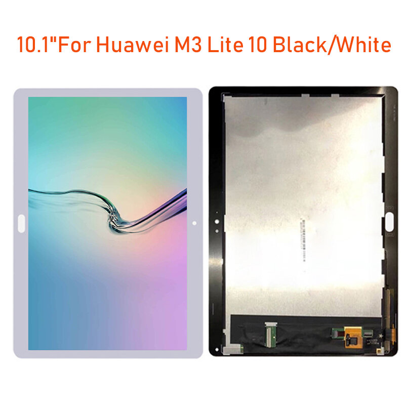 10,1 "para Huawei M3 Lite 10 Lcd BAH-AL00 BAH-W09 BAH-L09 pantalla LCD de montaje de digitalizador con pantalla táctil herramientas libres