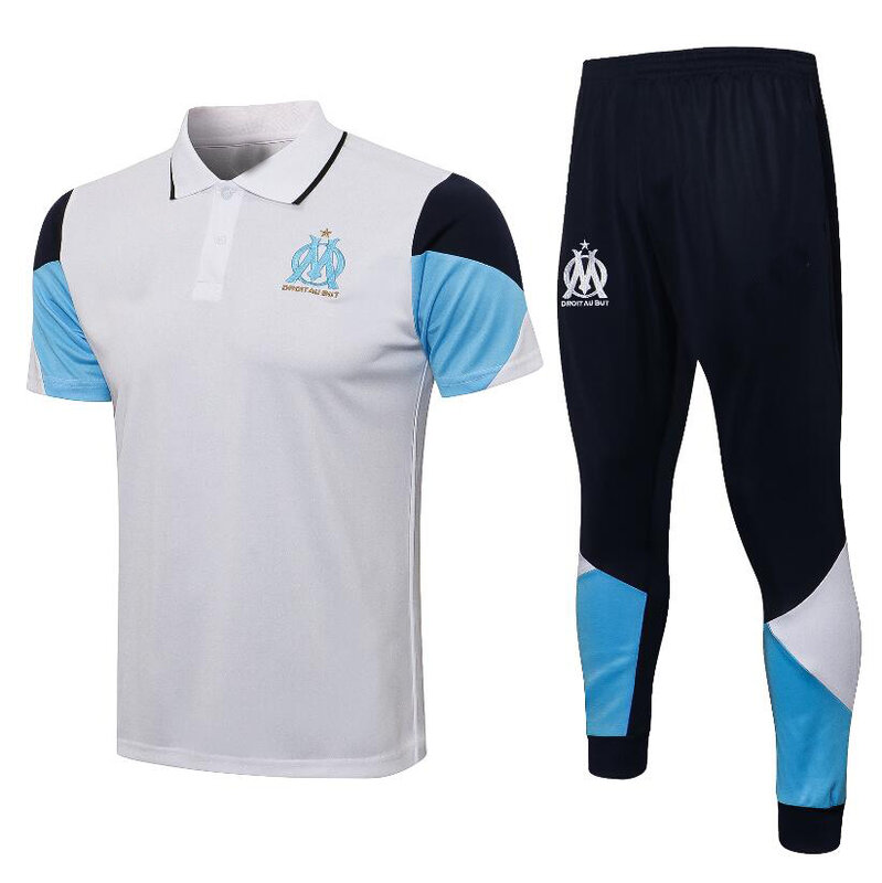 2022 Марсель тренировочный костюм для мужчин + детей 21 22 бриллиантовый бег 2021 2022 мировая Мужская футболка