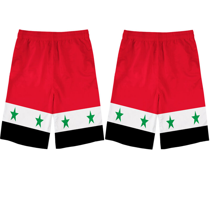 SYRISCHEN ARABISCHEN jugend custom name anzahl foto syrien syr strand shorts nation flagge islam sy arabisch arabischen land college casual shorts