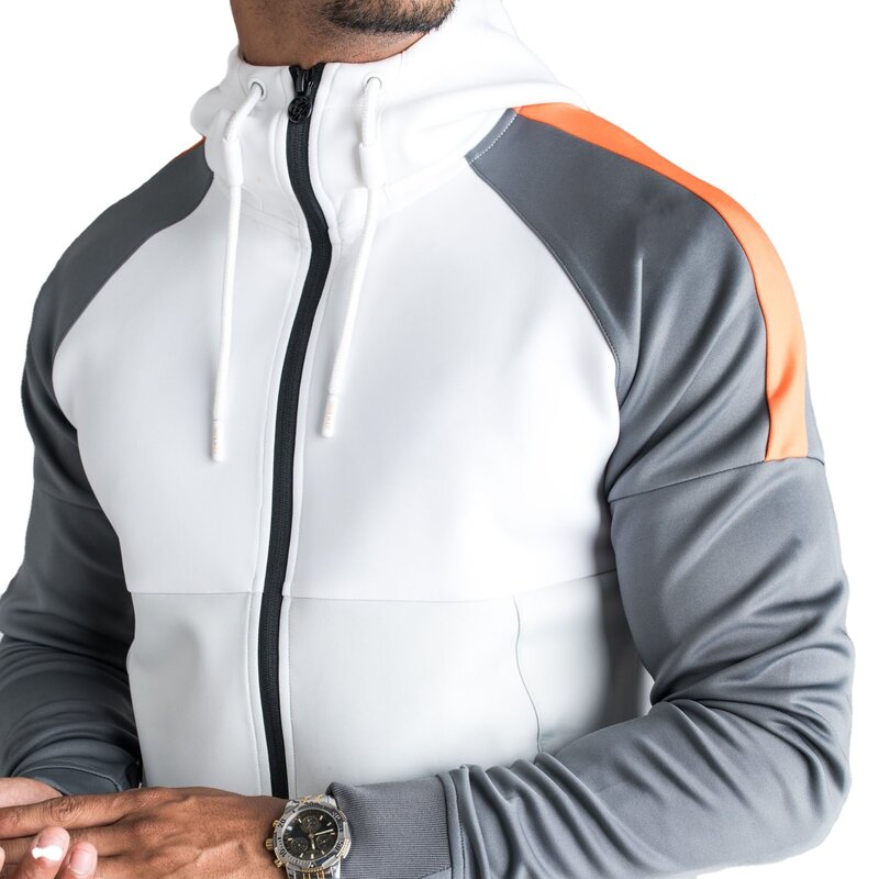 2021 odzież treningowa męska odzież Fitness bluza z kapturem odzież sportowa zima wyjściowy modny na co dzień Jogging ubrania 2-sztuka zestaw