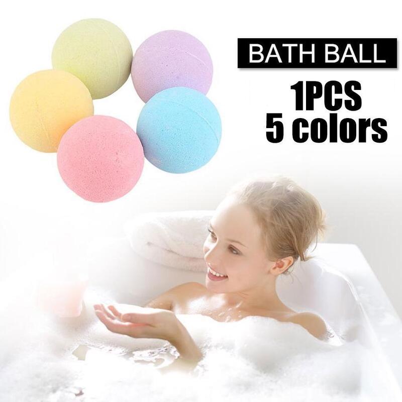 1Pcs 5G Body Moisturizing Soothing Bubble Ball อาบน้ำระเบิดสปาอาบน้ำทำความสะอาดเกลือ Q4X8