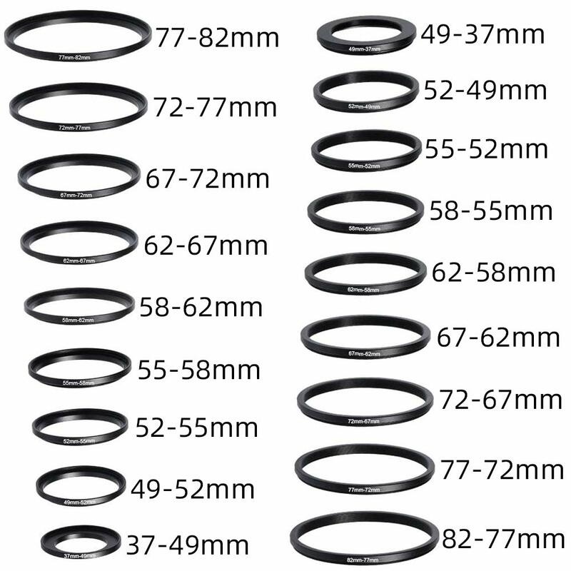 72-82 72mm-82mm 72mm a 82mm anelli Step Up in metallo adattatore per obiettivo filtro accessori per utensili per fotocamere nuovo nuovo
