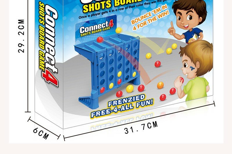 K-STAR de rebote para niños en edad preescolar, juego básico de conexión de 4 disparos, juegos divertidos de construcción de equipos para un buen juguete