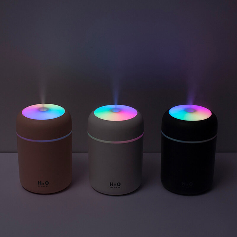 Portable Air Humidifier 300ml Ultrasonic Aroma Essential Oil Diffuser USB Cool Mist Maker Purifier Aromatherapy for Car Home