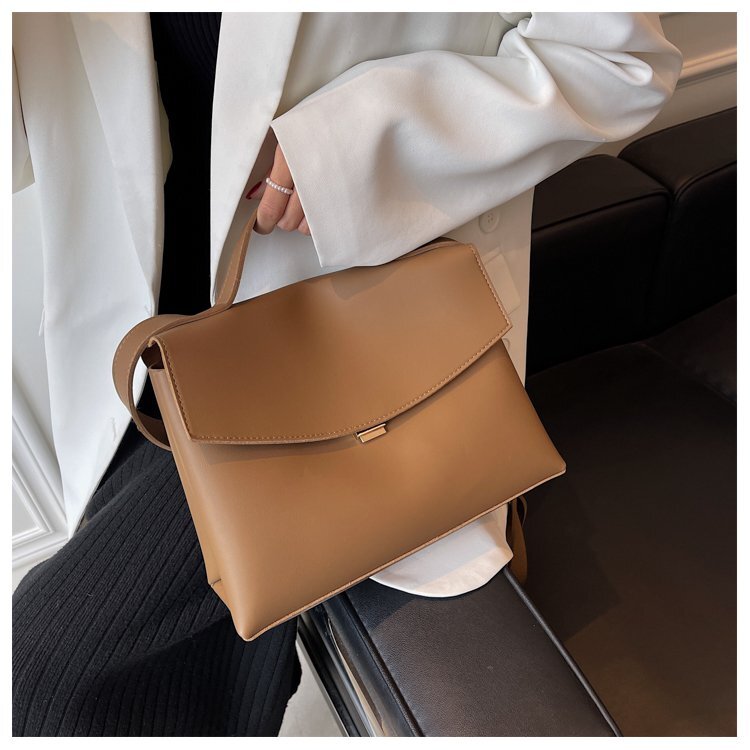 Sac Baguette en cuir pour femmes, sac à bandoulière de luxe de styliste, Simple, à la mode, sous les bras, poignée supérieure, 2021
