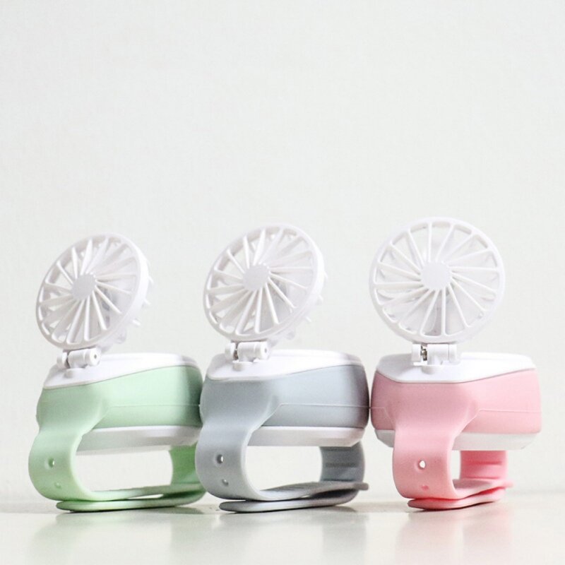 Nieuwe Usb Mini Opladen Lui Kleine Ventilator Creatieve Vouwen Mode Kinderen Geschenken Verstelbare Drie Versnellingen