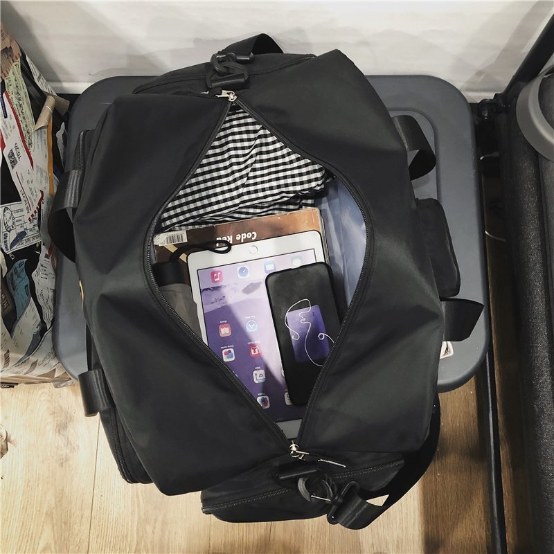 YILIAN-bolsa de viaje a prueba de agua, bolso de viaje a la moda de gran capacidad, portátil, para ocio, fitness, viaje al aire libre, cruzado de un solo hombro