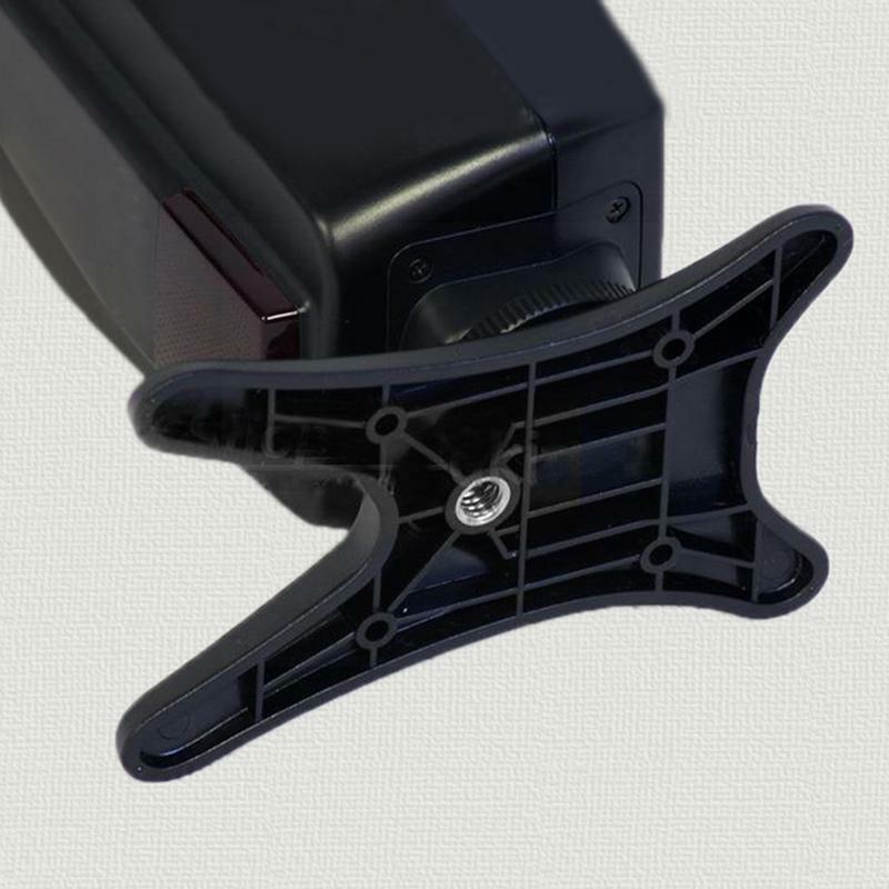 Suporte de flash universal suporte plástico pé câmera flash fonte para suporte câmera para suporte com 1/4 "parafuso em bo q0u2