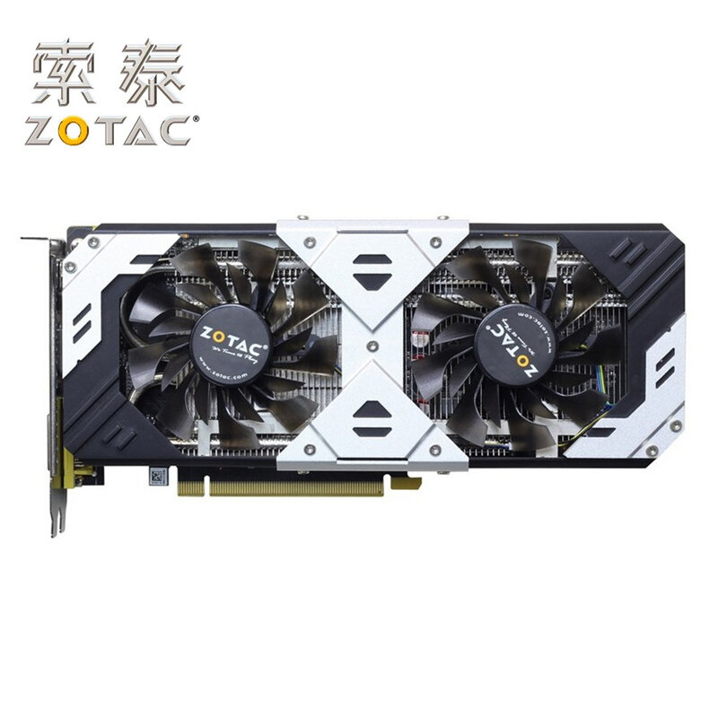 الأصلي ZOTAC GTX 960 4 جيجابايت GPU بطاقات الرسومات GeForce GTX960-4GD5 خريطة 128Bit PCI-E بطاقة الفيديو ل nVIDIA GM206 4GD5 HDMI المستخدمة