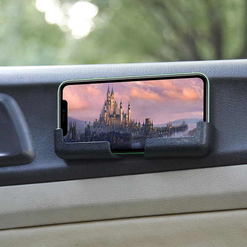 Soporte ajustable multifunción para teléfono móvil de coche, accesorio para Interior de automóvil, ligero, portabilidad, sin espacio