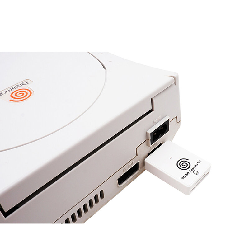 Czytnik kart SD konwerter dla Sega DC Dreamcast TF gra w karty Adapter odtwarzacza + CD z ładowarką startową DreamShell (maksymalnie 128GB)